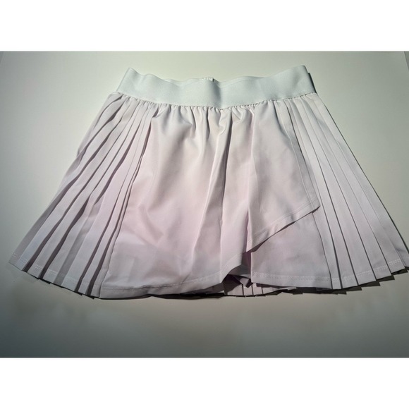 Forever 21 Womens Active White Pleated Skirt/Skort SZ M - Picture 4 of 10